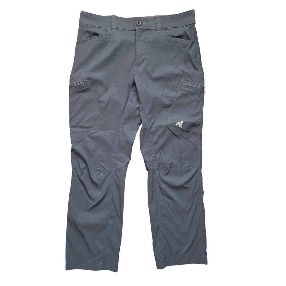 Eddie Bauer First Ascent Guide Pro Pants Mens 34x30 Gray Hiking Outdoor 13151063